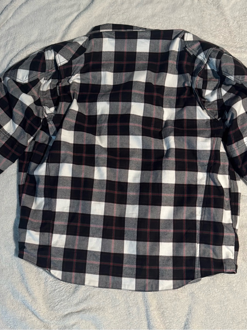Street and Steel Men's Lightweight Armored Flannel Motorcycle Shirt Jacket - Picture 4 of 4